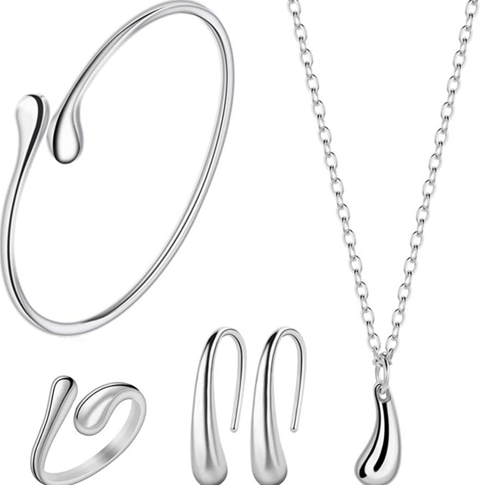 Teardrop Shaped Jewelry Set